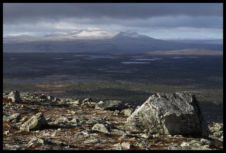 Femundsmarka v celé své kráse. Store Svuku z Kratvoly. (fotil David)