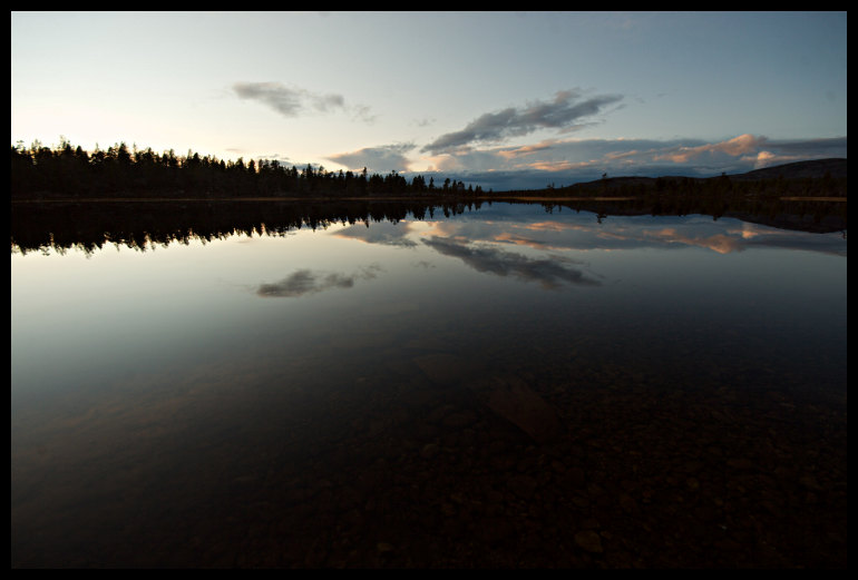 Zrdcadlo v podvečer