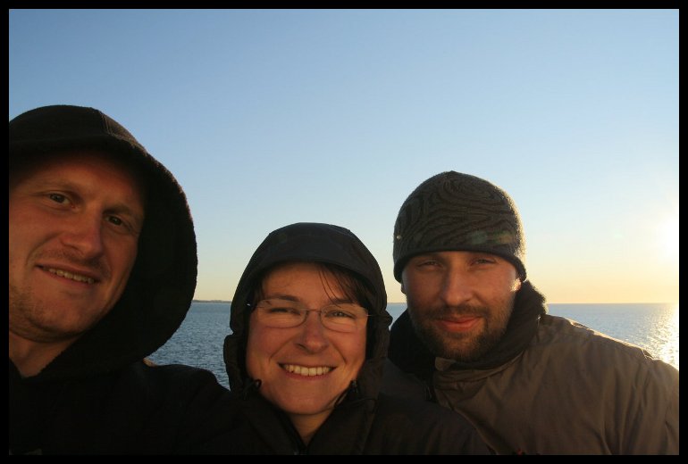 My tři - David, Eliška a já. (fotil David)