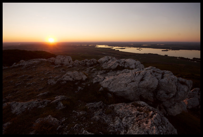 Západ jak nedávno nad mořem