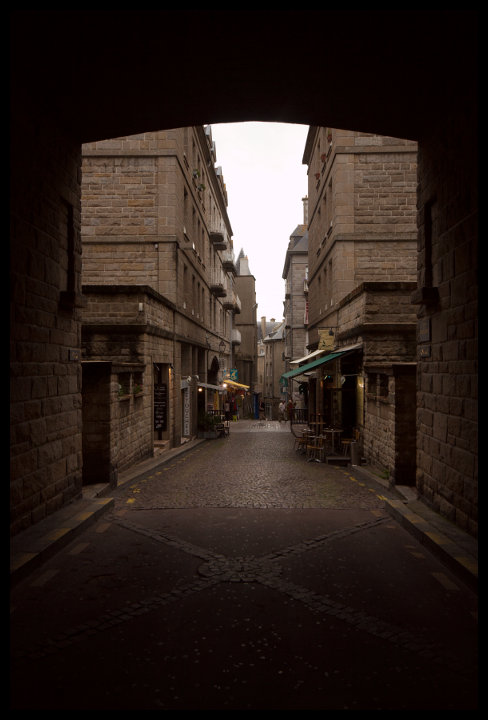 Saint Malo - ve starém městě.