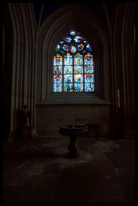 Z katedrály v Quimperu