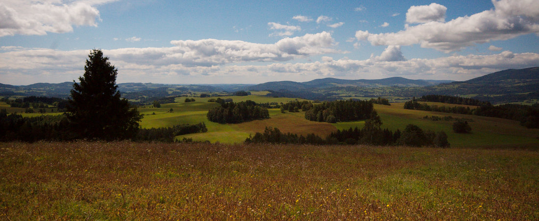 Výhled směrem k Hanušovicím