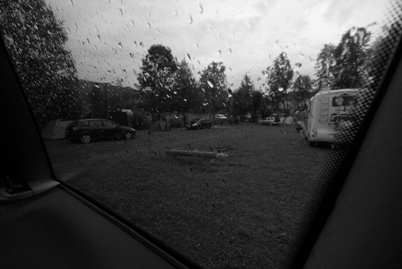 Deštivé ráno přímo z postele