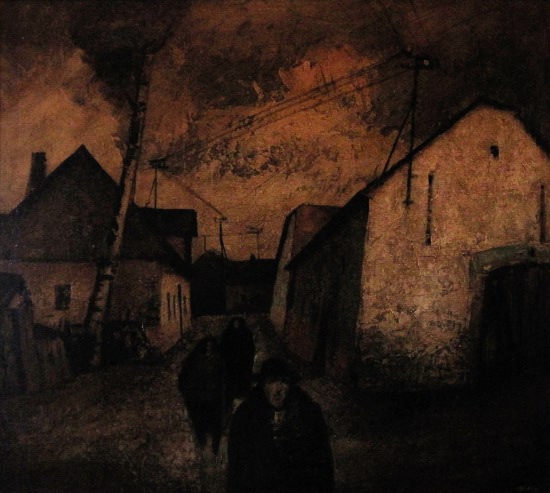 Obraz z naší oblíbené Svratecké hospůdky, na který se vždy těším