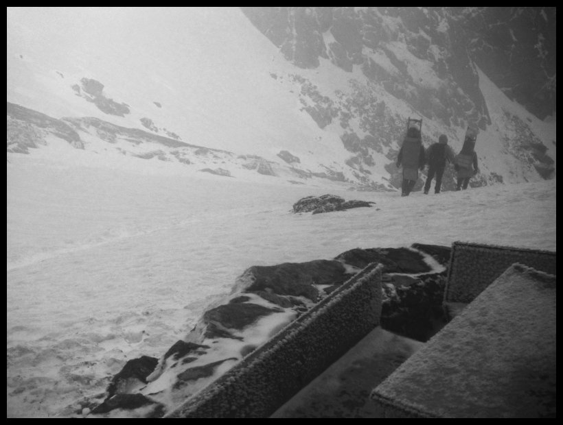 Kluci už jdou dolů, já zůstávám až do večera