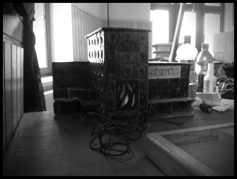 Nová kamna v malém