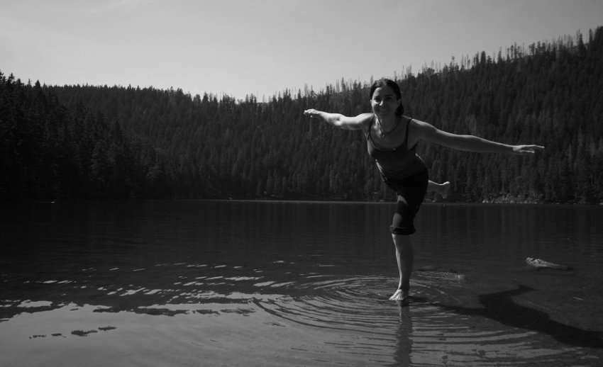 Na Čertově jezeře, kde se prý nesmí koupat