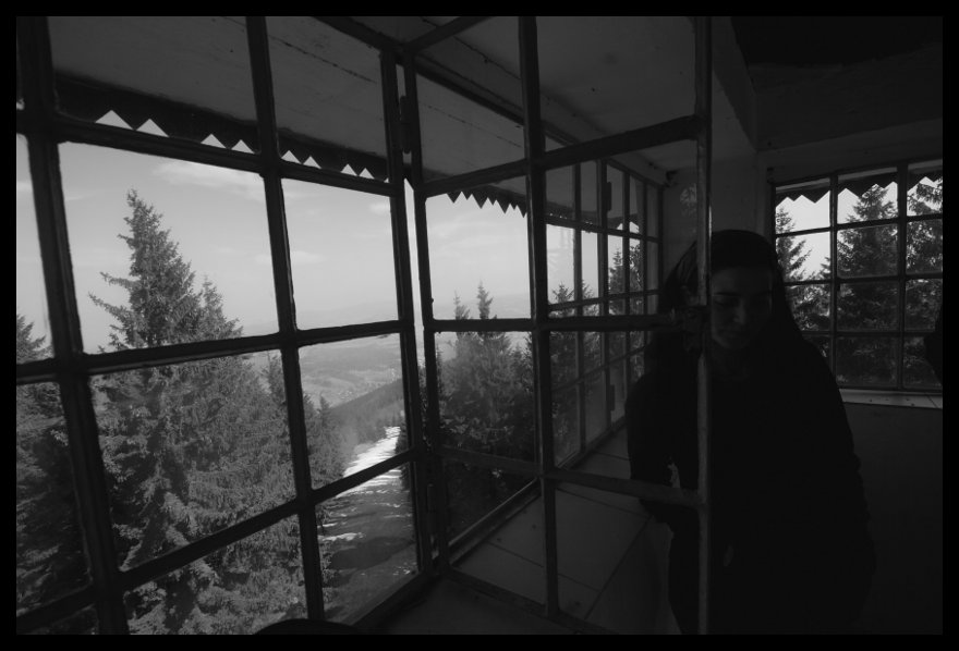 Na rozhledně jsme oba poprvé