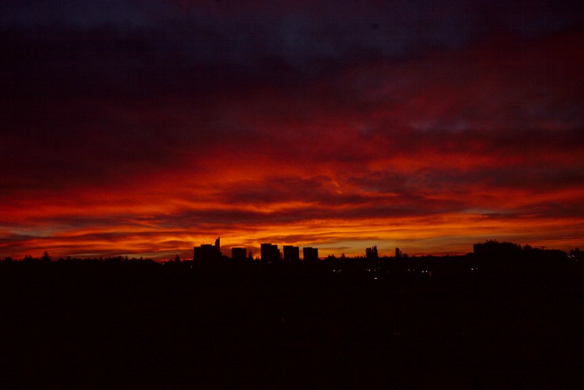 Barevné ráno na Luční