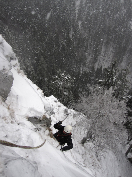 A tady se hrabu já v posledních metrech