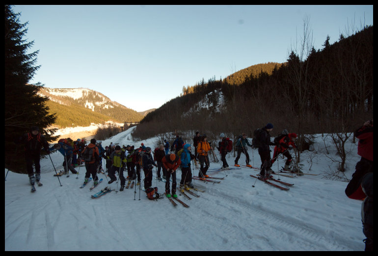Těsně před startem