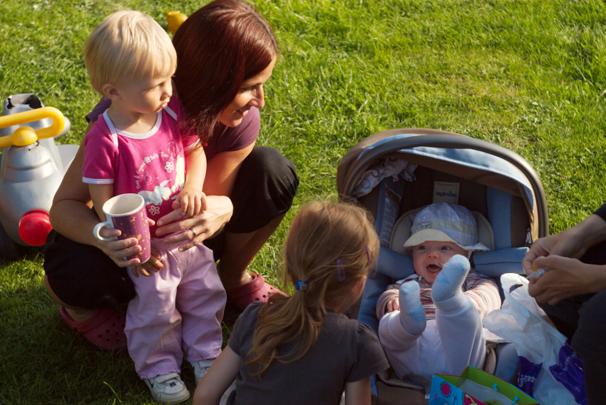 Mates řádí u ségry v Hrádku