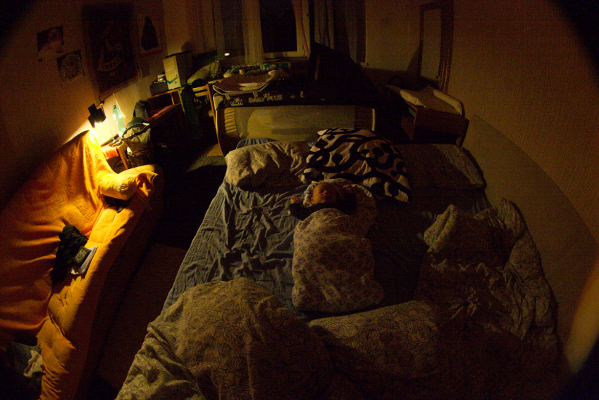 První noc u nás na severu v Třinci