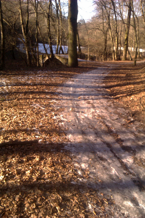 Nejhezčí úsek je kolem Spáleného mlýna