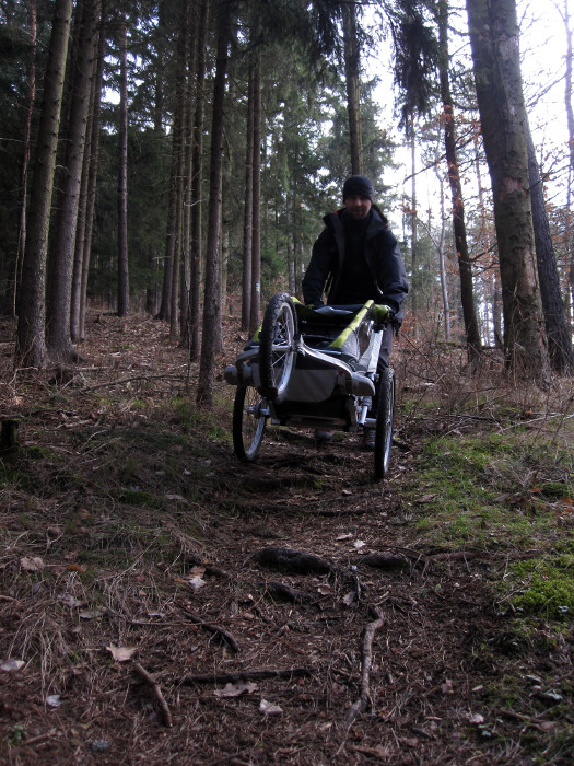 Akční sjezd do údolí Libochovky