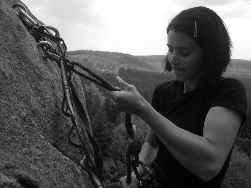 Slanit a honem za Matesem, kterého nám hlídají na Blatinách