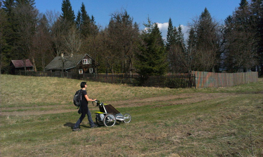 Dolů přes Velkou louku