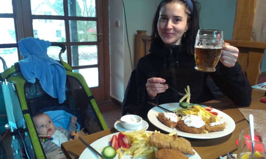 U krbu v naší oblíbené hospůdce v Bukovince