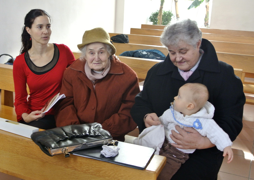 Čtyři generace - Mates s mámou, prababičkou a babičkou