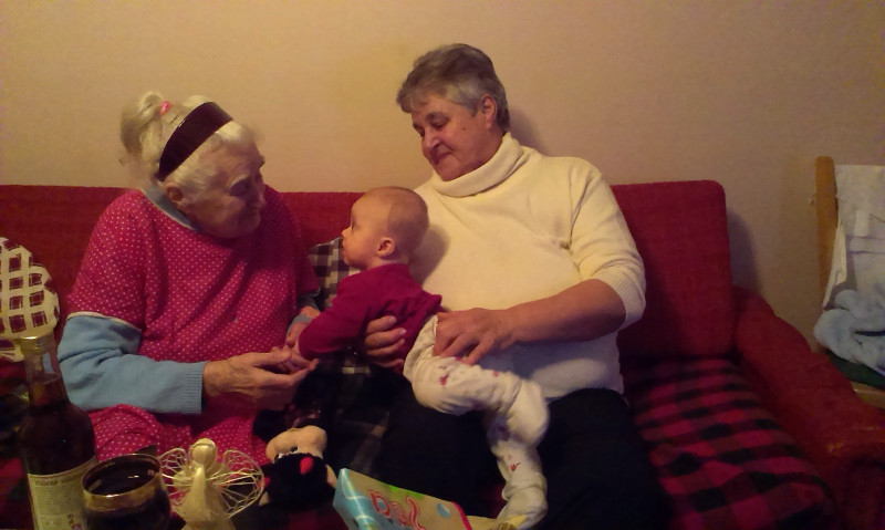 S prababičkou a babičkou