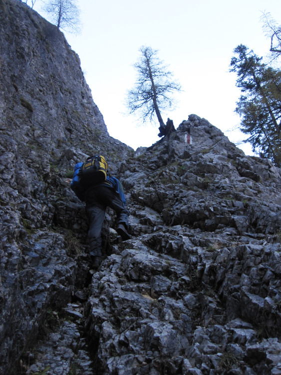 Trošku lezení, ale pohoda