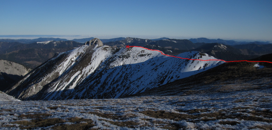 ... skončil taky kvůli ledovým polím