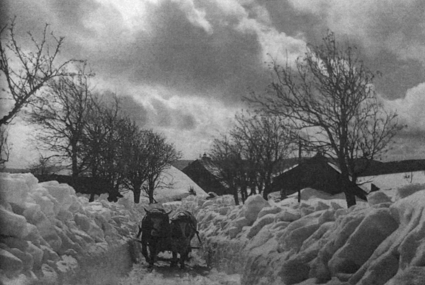 Osada Bučina zmizela (jako jedna z mnoha) , aby bylo místo na železnou oponu