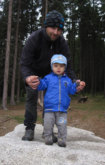 První krůčky po skále