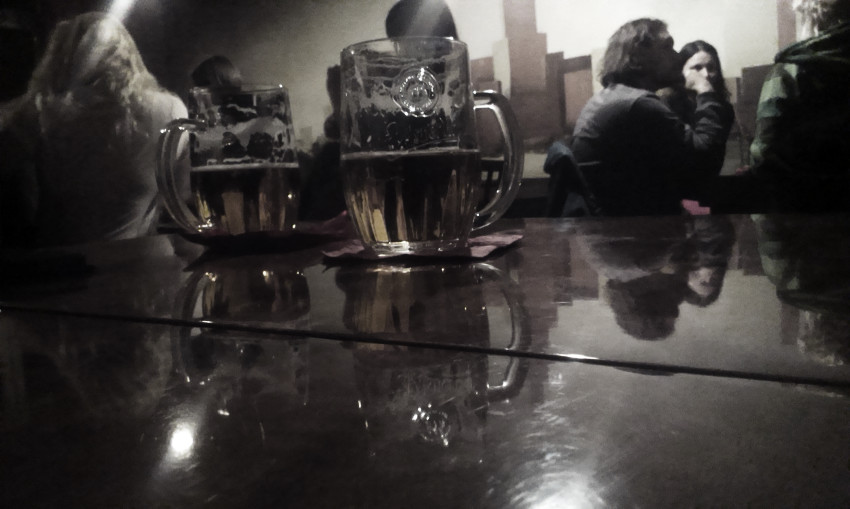 Zašli jsme s Martinem na pivo