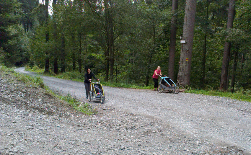 Holky tlačí, my s Michalem vykecáváme