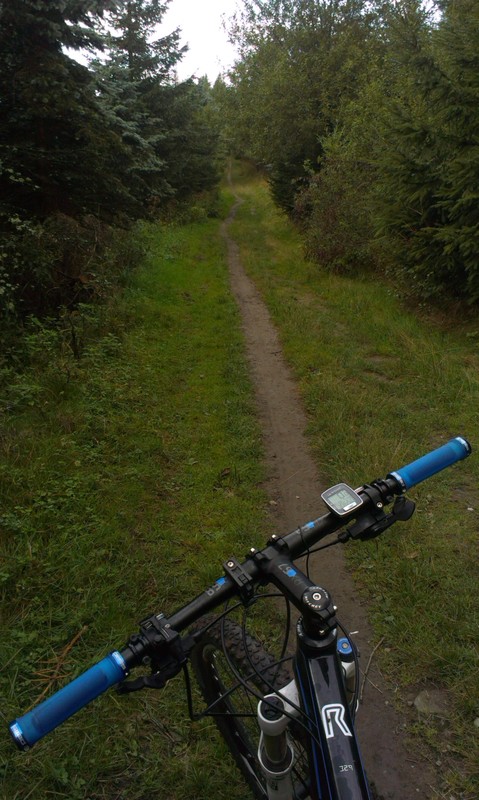 Hřeben Javorový - Ostrý, sem jsem se těšil