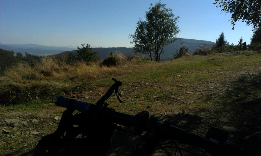 Na Zarembku - v dálce vlevo Rozsutec