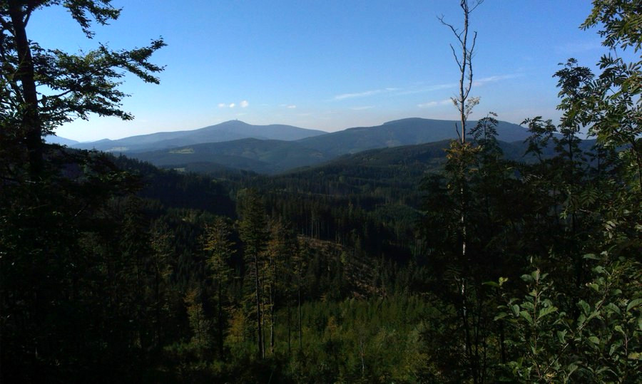 Výhled k Lysé z Malého Polomu