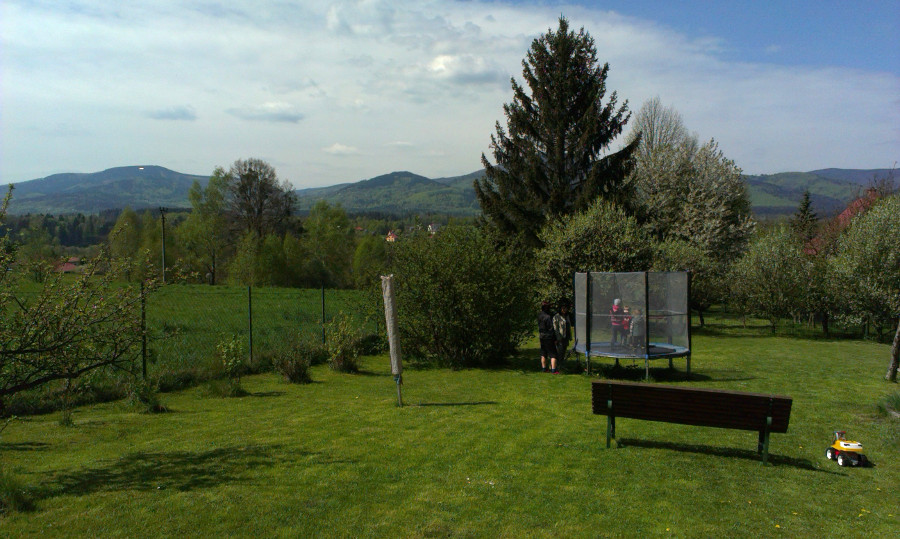 U ségry na zahradě - ten výhled, ach jo, takhle jednou bydlet