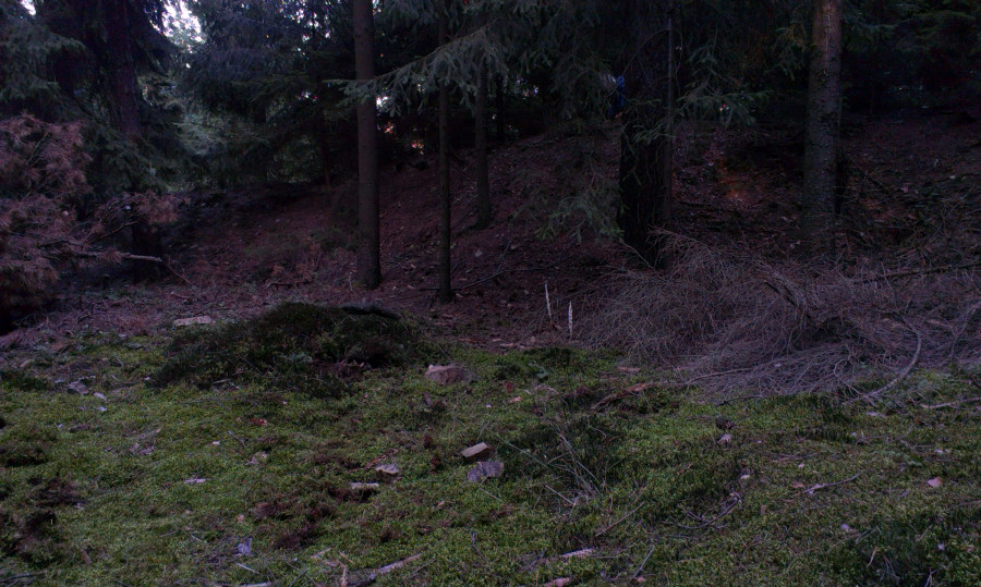 Před pěti minutami tady plápolal ohník