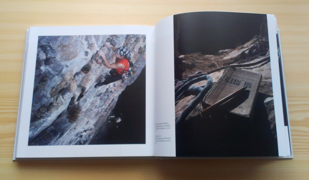 Dvě moje - vlevo Stoupa s Jankem v Aleluja, vpravo vrcholovka