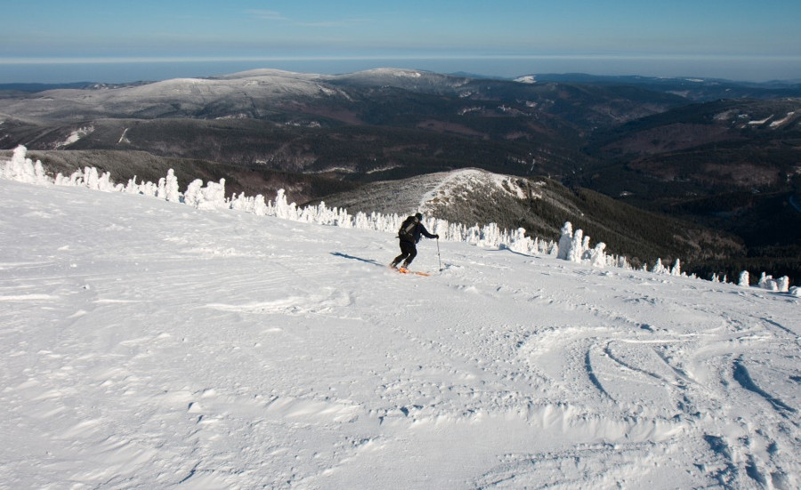 A znovu dolů do údolí Sokolího potoka (fotil David)