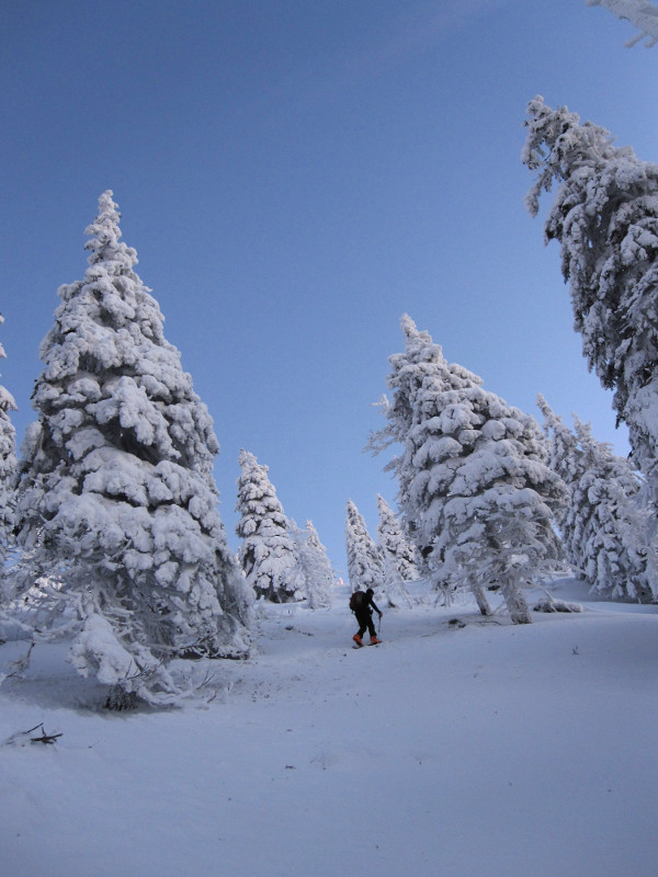 Ze Sviního je to pěkně do kopce