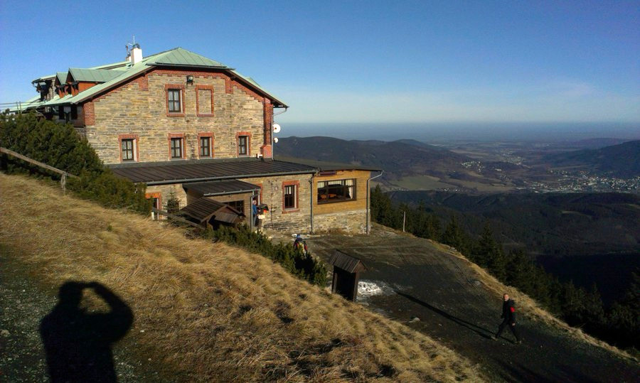 Chata Šerák a dole Jeseník