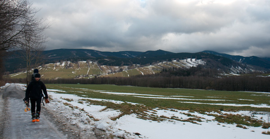 V sobotu ráno cestou z Bělé