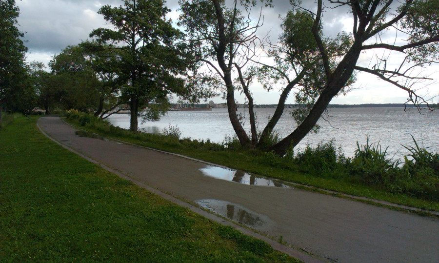 Večerní výběh po břehu