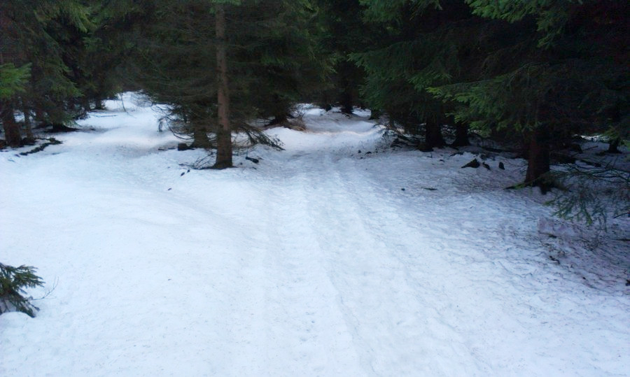 Na hřebenech to bylo spíš na běžky