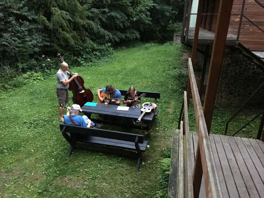 Zkouška den před vystoupením