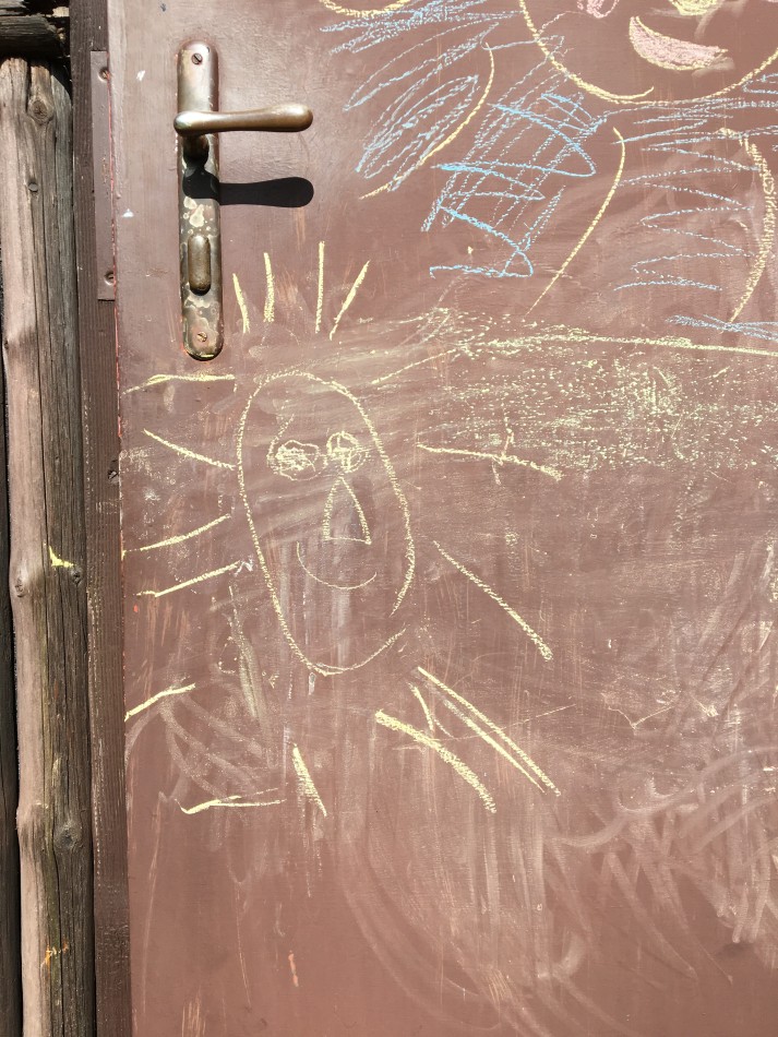 Tohle nakreslil Mates, jeho první obrázek