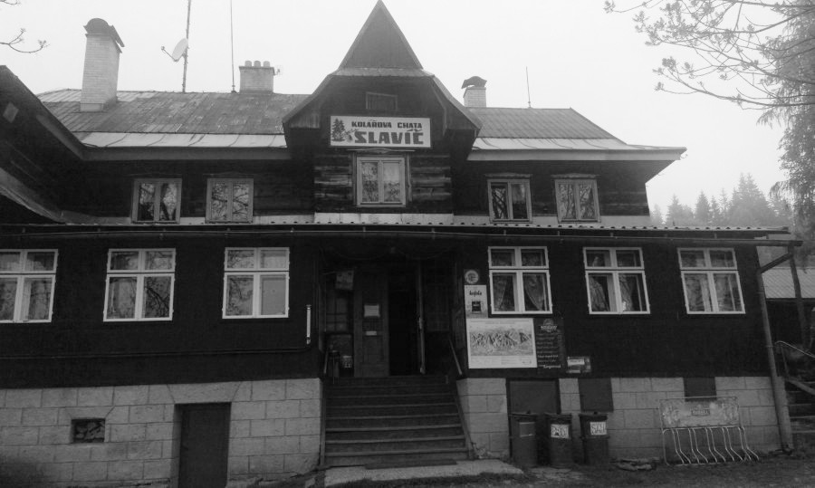 Hraniční hřeben - chata Slavíč