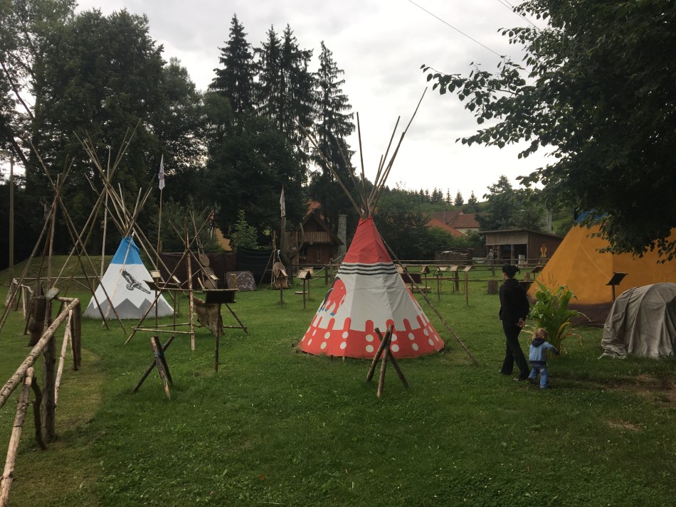 Indiánská vesnička