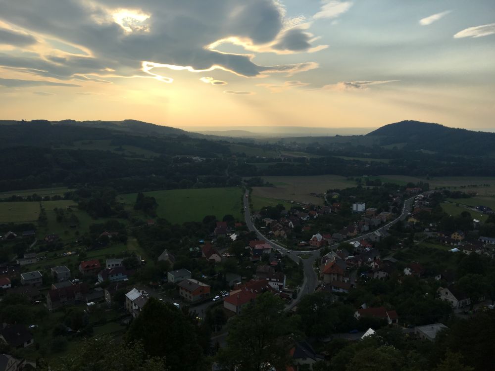 Štramberk - z prava jsme přijeli, do leva jsme odjeli