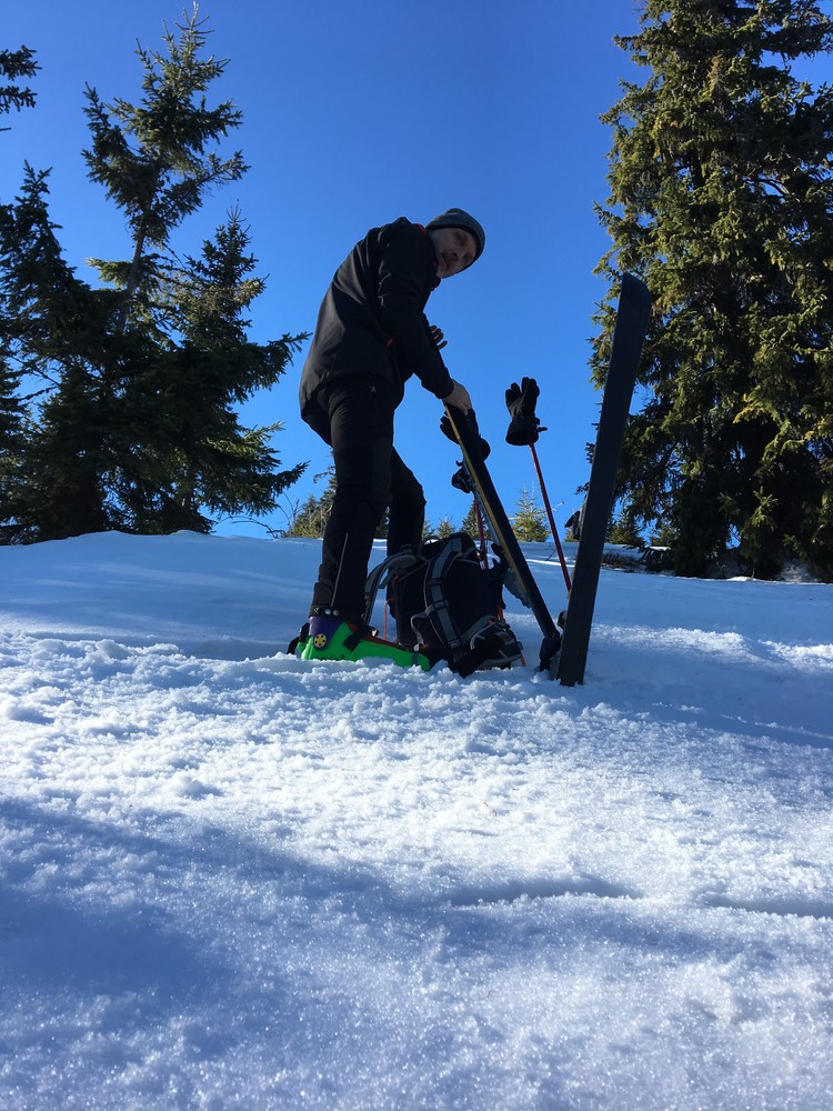První sjezd přímo z Pradědu máme za sebou.