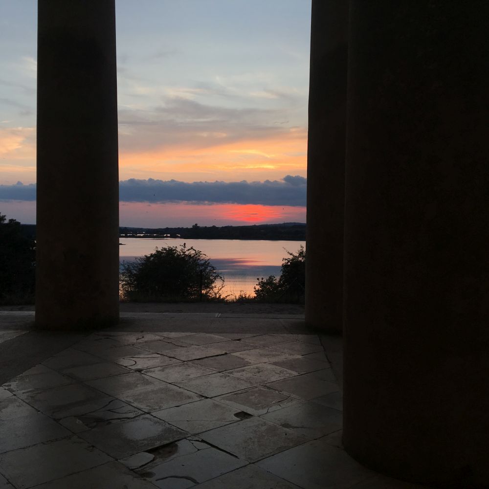 Cyklovýlet do Lednice - zastávka u Apolla